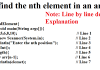 How to find the nth element in an array in Java